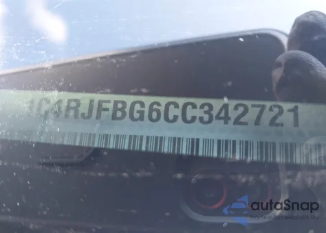 2012 Jeep Grand Cherokee Limited из США, поврежденный, VIN 1C4RJFBG6CC342721